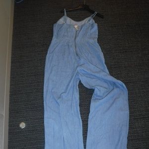 NWT WET SEAL DENIM JUMPSUIT